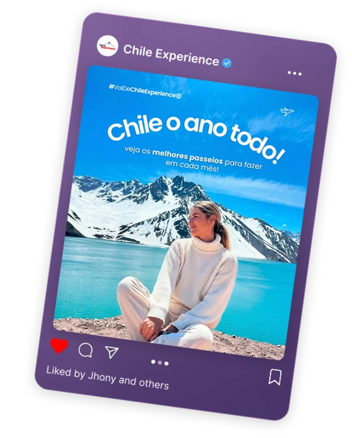 Publicación de Instagram — Chile Experience