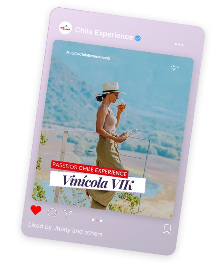 Publicación de Instagram — Chile Experience